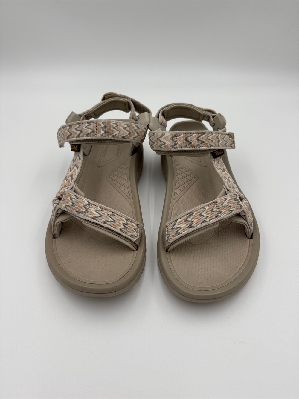 Teva Terra FI5, Beige Strappy Adventure Sandals - Women